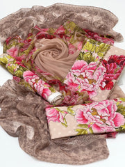 3 Pc Unstitched Digital Print Swiss Lawn Collection
