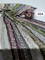 Multi Colour LCD Gotta Chiffon Dupata