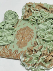 3 Pc Unstitched Dhanak Marina Jaquard