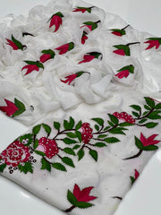 2 Pc Unstitched Chiffon Mukesh Collection