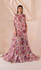 3 pc unstitched digital print Swiss lawn