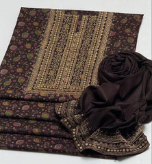 2 Pc Unstitched Dhanak Marina Prints