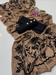 3 Pc Unstitched Pashmina Wool Velevt