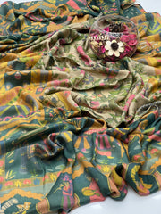 Pure Pashmina Wool Anarkali Shawl