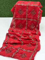 Balochi Sequnce Chiffon chadar