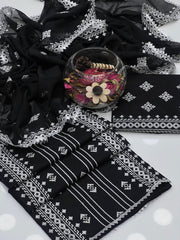 3 Pc Unstitched Lawn Cotton Crossstitch