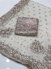 2 pc Unstitched Handmade Gotta Collection