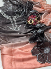 2 Pc Unstitched Sheesha Silk Tye N Dye
