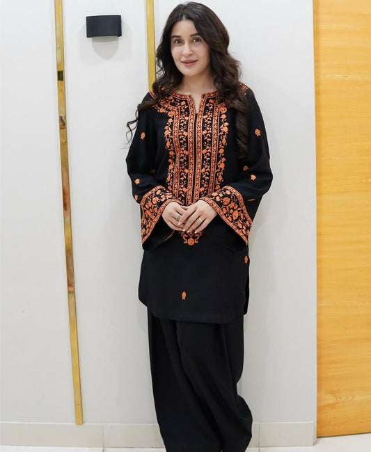 3 Pc Unstitched Lawn Fabric Embroidered