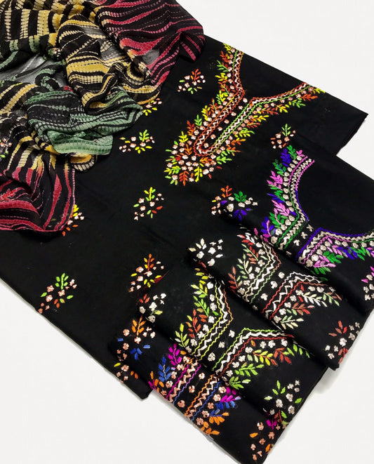 3 PC UNSTITCHED PAKA GOTTA LAWN