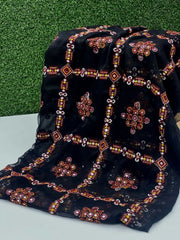 Balochi Sequnce Chiffon chadar