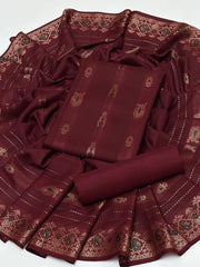 3 pc unstitched Dhanak jacquard collection