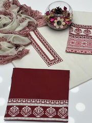 3 Pc Unstitched Swiss Lawn Digital Print