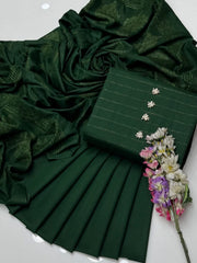 3 pc unstitched Dhanak collection