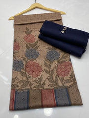 3 Pc Unstitched Pashmina Print