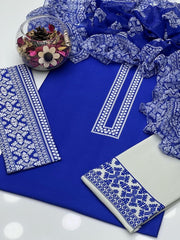 3 Pc Unstitched Swiss Lawn Digital Print