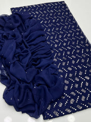 2 pc unstitched button mukesh collection