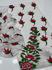 2 Pc Unstitched Chiffon Mukesh Collection