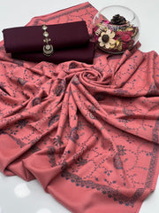 3 Pc Unstitched Pashmina Wool