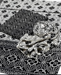 3 Pc Unstitched Ajrak Print Cotton