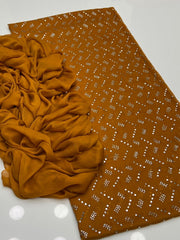 2 pc unstitched button mukesh collection