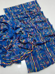 2 pc unstitched kacha tanka Bamber chiffon