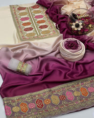 3 Pc Unstitched Shamoze Silk Tye ‘N’ Dye Aneela’s Zarri