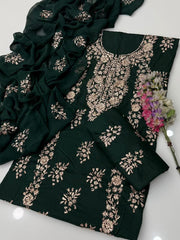 3 Pc Unstitched Lawn Handmade Gotta Work