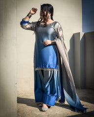 3 Pc Unstitched Shamoze Silk Tye N Dye