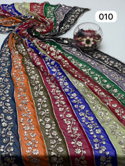 Multi Colour LCD Gotta Chiffon Dupata