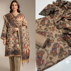 3 Pc Unstitched Kalamkari Pashmina Wool(All)