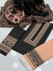 3 Pc Unstitched Swiss Lawn Digital Prints