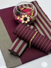 3 Pc Unstitched Khaddi Khaddar lining