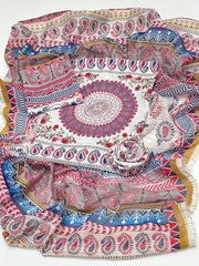 3 Pc Unstitched Digital Print Swiss Lawn