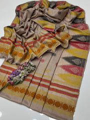 Pashmina wool fabric jacquard multi shawl