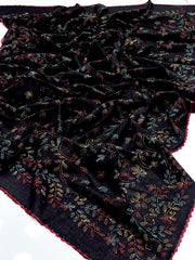 Handmade Multani Embroidered Lawn Chadar