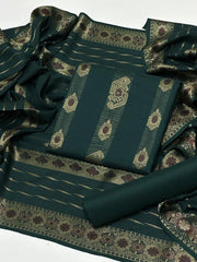 3 pc unstitched Dhanak jacquard collection