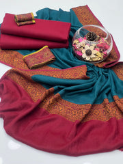 3 Pc Unstitched Pashmina Wool Moon Light (W001)