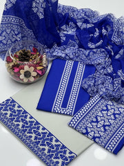 3 Pc Unstitched Swiss Lawn Digital Print