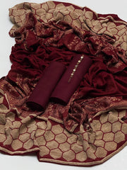 3 Pc Unstitched Pashmina Wool