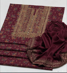 2 Pc Unstitched Dhanak Marina Prints