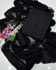 3 Pc Unstitched Bareeza Lawn Cotton