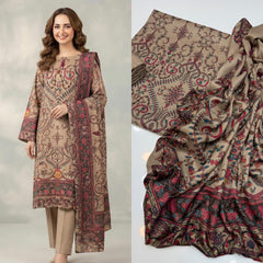 3 Pc Unstitched Kalamkari Pashmina Wool(All)