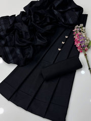 3 Pc Unstitched Dhanak Marina Self