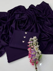 3 Pc Unstitched Dhanak Marina Self