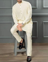 2 Pc Unstitched China Silk Boski