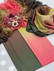 3 PC UNSTITCHED SWISS FABRIC ALL OVER TYE N DYE 3PCS DRESS KB22210