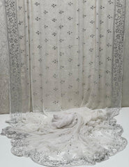 Pure chiffon Mukesh Saree