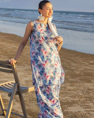 3 Pc Unstitched Digital Print Swiss Lawn