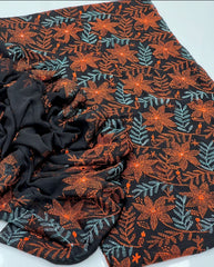 2 pc unstitched handmade kacha tanka Soft crinkle Chiffon